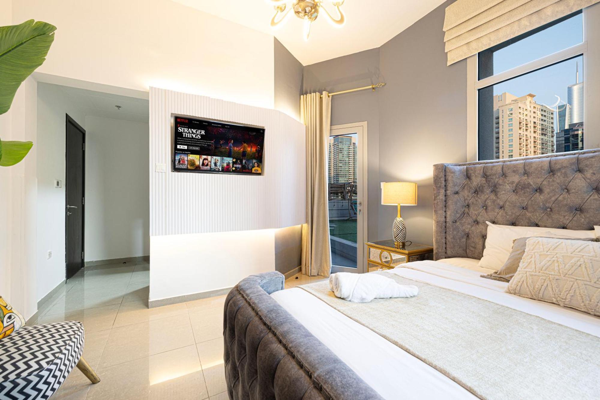 Villa With Private Pool & Huge Terrace Overlooking The Marina Dubai Dış mekan fotoğraf